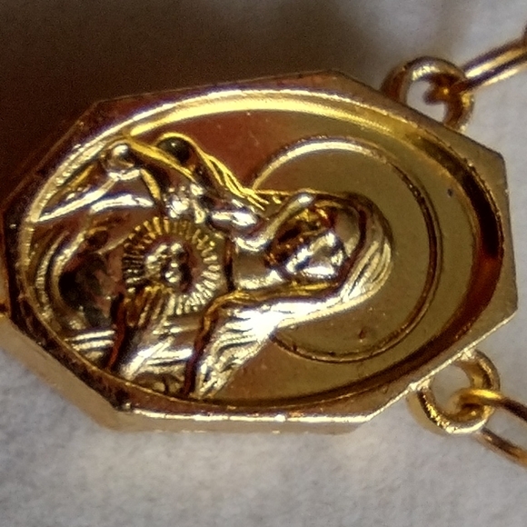 Vintage Rosary Blue Beads - Picture 5 of 8